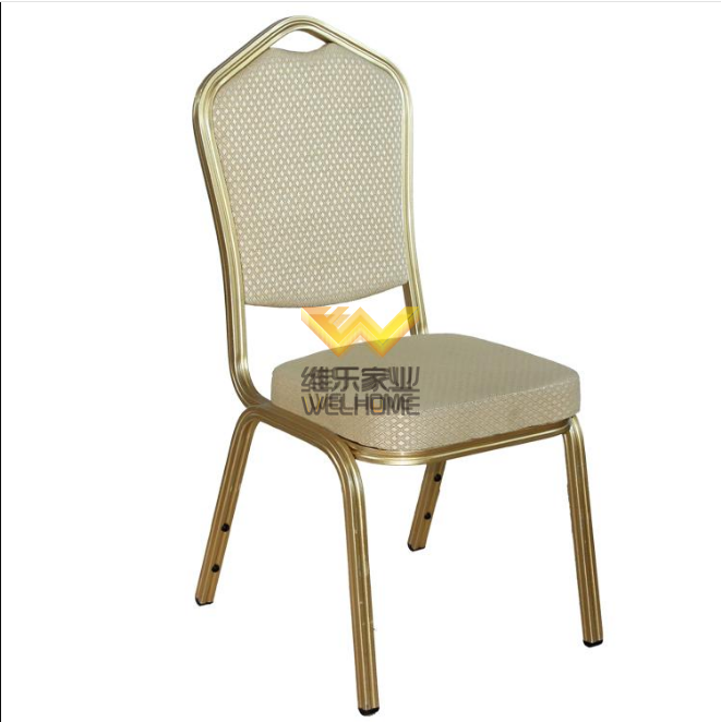 Top quality Gold metal banquet chair for event